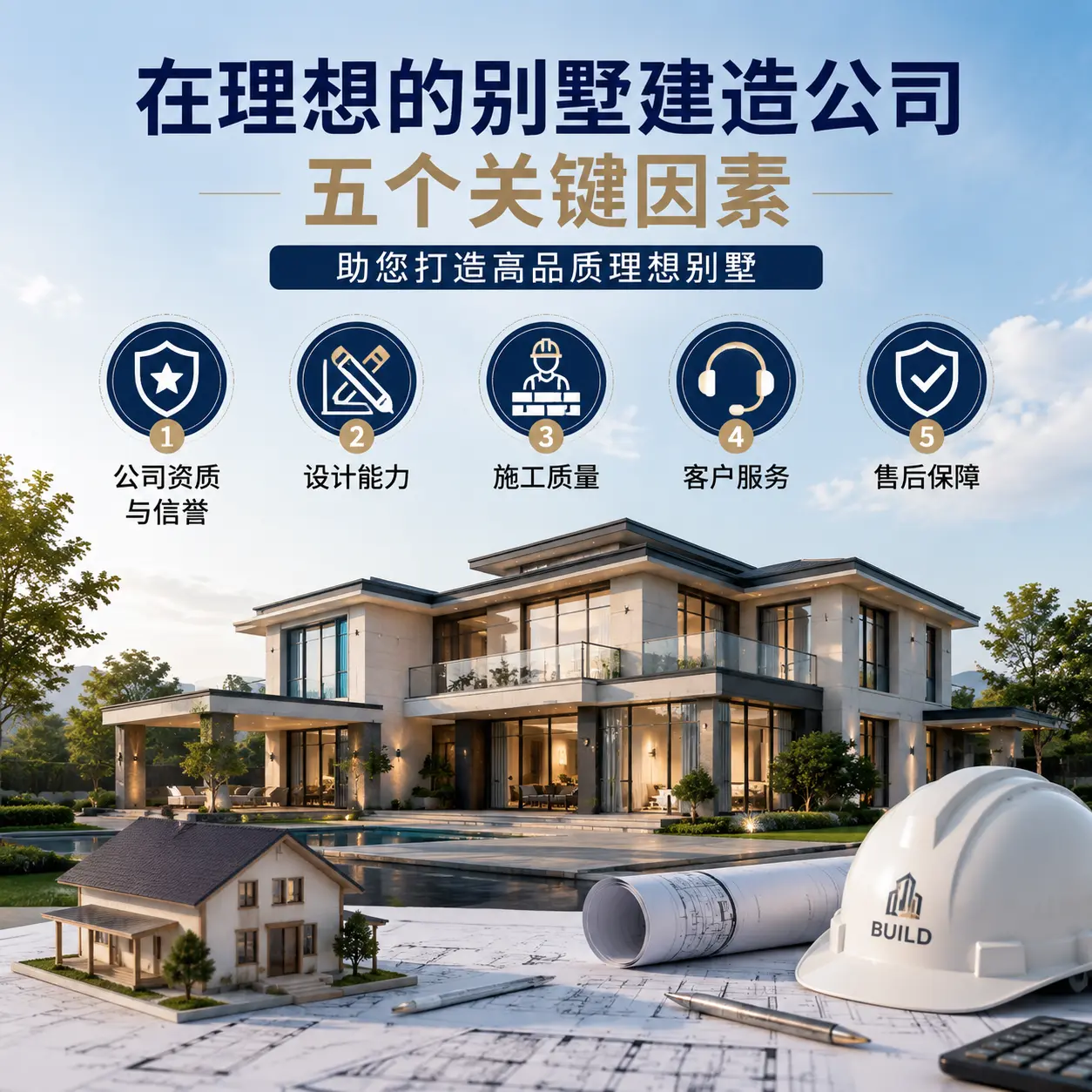 在 江口 找到理想别墅建造公司的五个关键因素