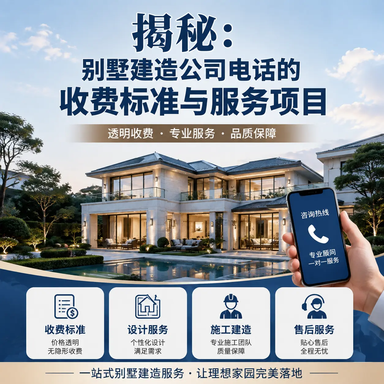 揭秘：江口别墅建造公司电话的收费标准与服务项目