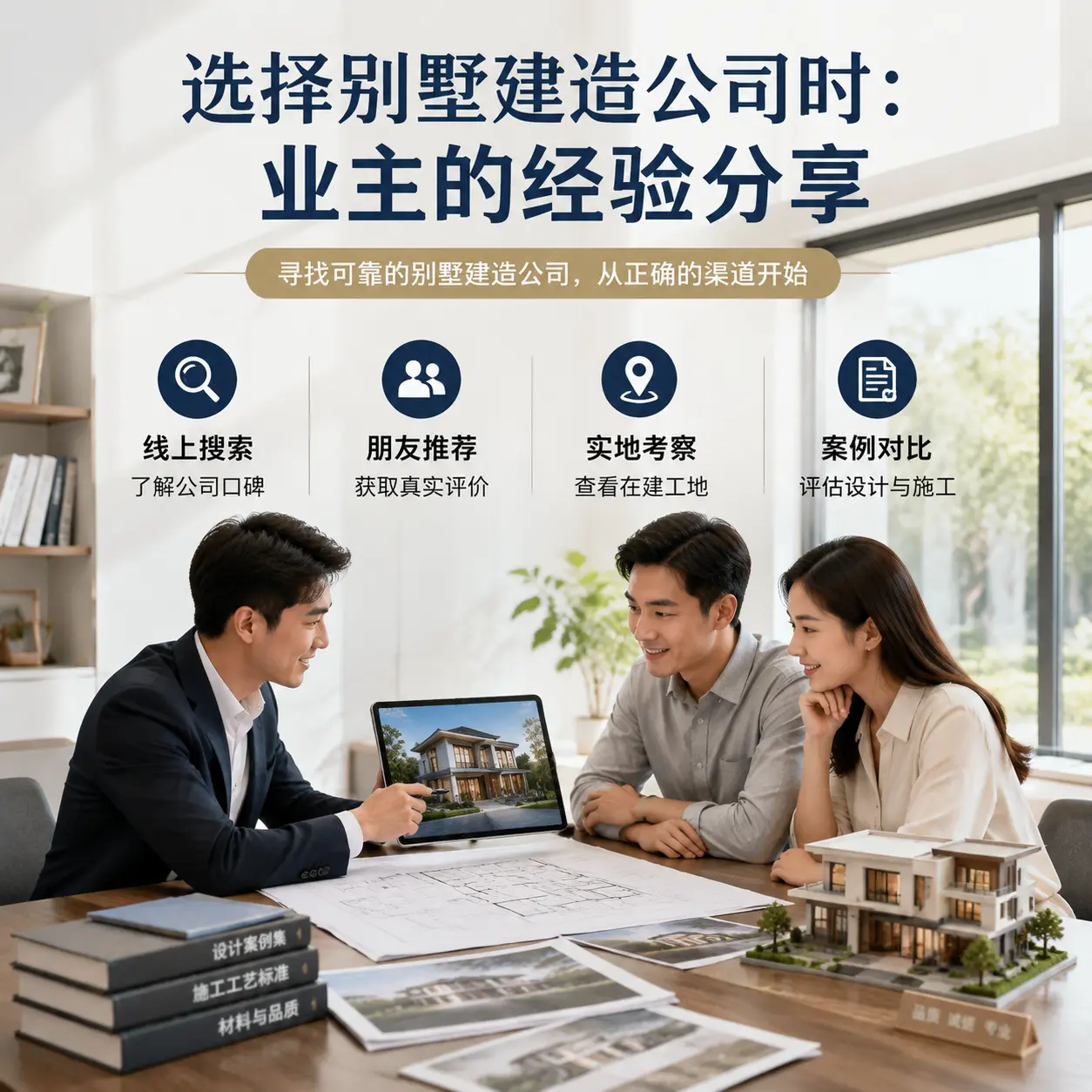 选择别墅建造公司时： 江口 业主的经验分享