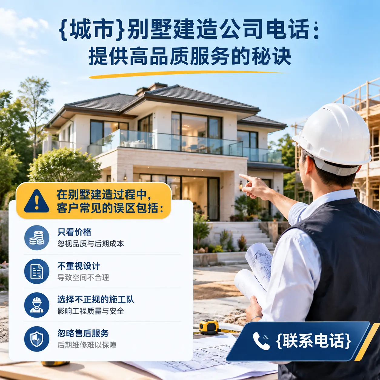江口别墅建造公司电话：提供高品质服务的秘诀