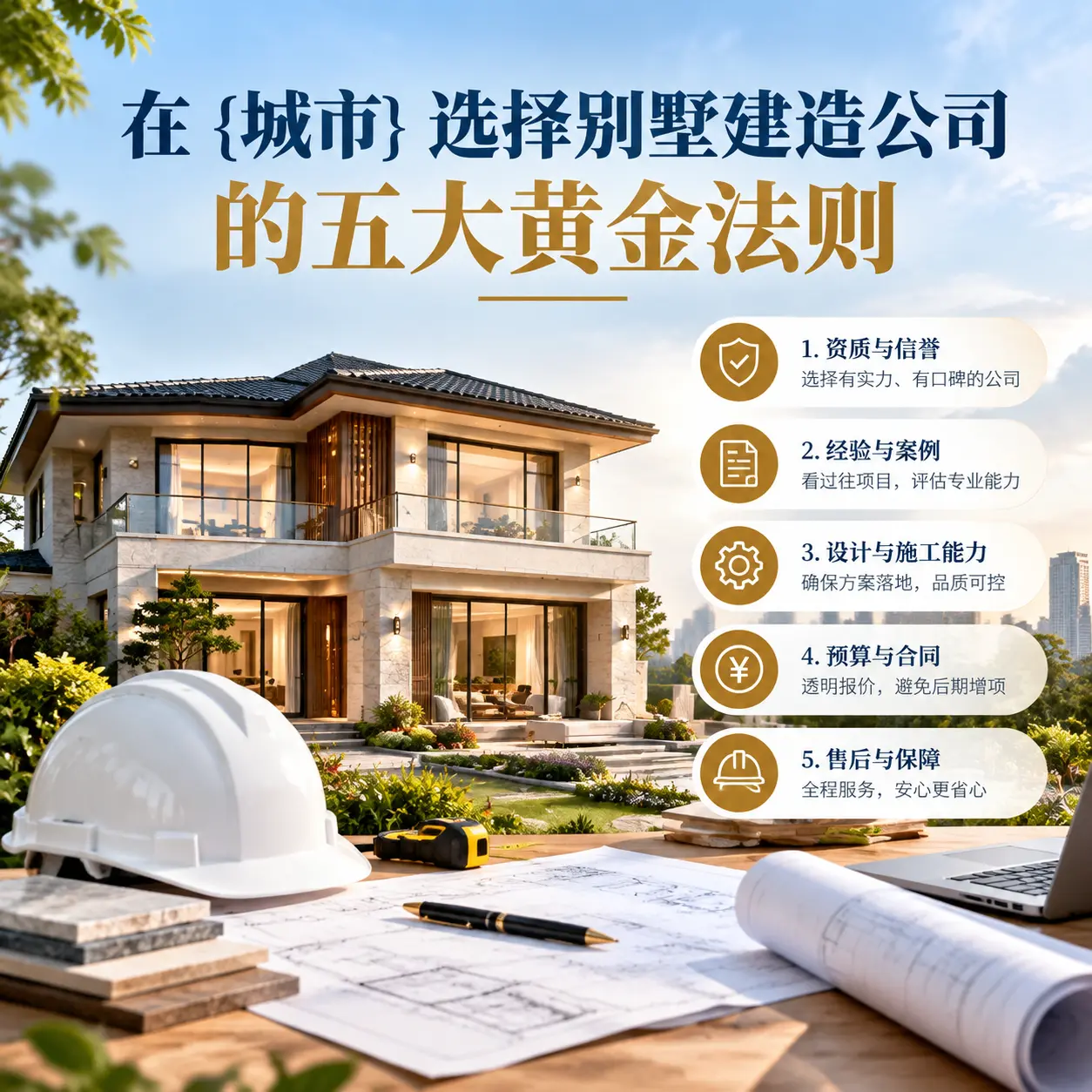 在 江口 选择别墅建造公司的五大黄金法则