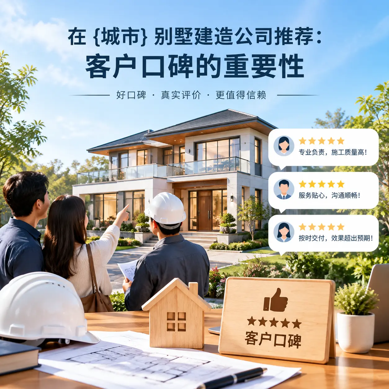 在 江口 别墅建造公司推荐：客户口碑的重要性