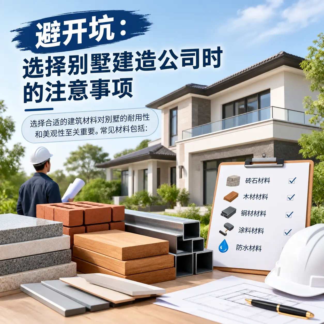 避开坑：选择 江口 别墅建造公司时的注意事项