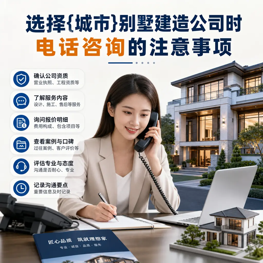 选择江口别墅建造公司时，电话咨询的注意事项