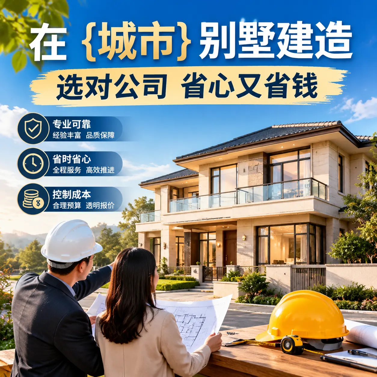在 江口 别墅建造，选对公司省心又省钱