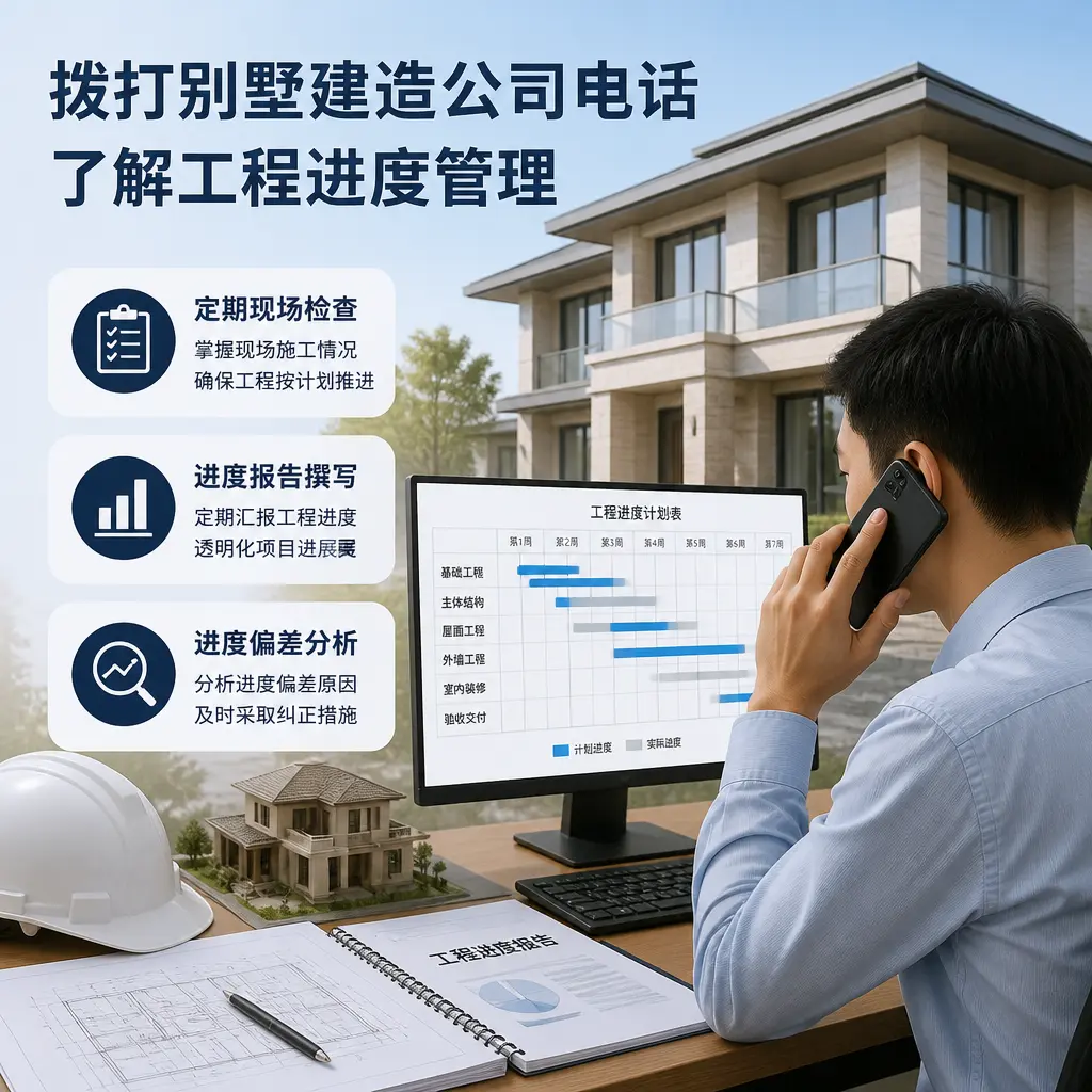 拨打江口别墅建造公司电话，了解工程进度管理