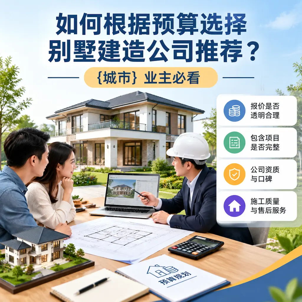 如何根据预算选择别墅建造公司推荐？ 江口 业主必看