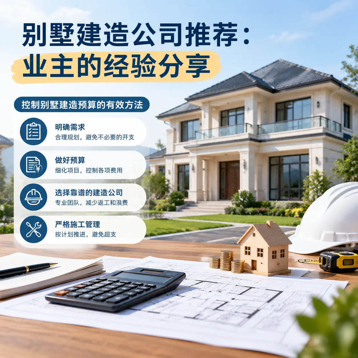 别墅建造公司推荐： 江口 业主的经验分享