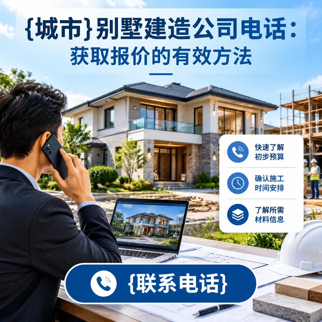 江口别墅建造公司电话:获取报价的有效方法